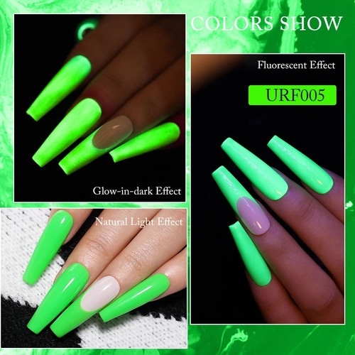 Fluorescent Glow In Dark Gel Polish Fluorescent Glow In Dark Gel Polish
