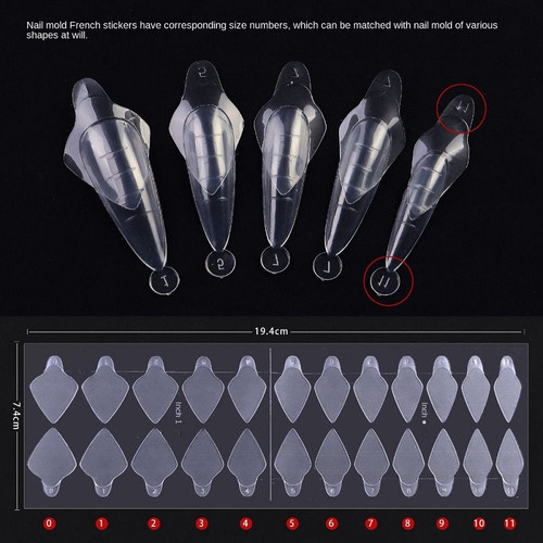 Dual Sticker French Line Form Mold