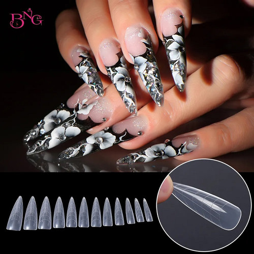 Stiletto Dual Forms False Nail Tips Stiletto Dual Forms False Nail Tips