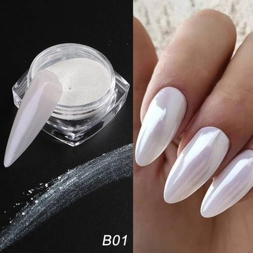 Pearl Shell Nail Powders