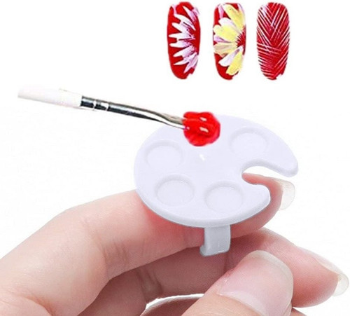 Finger Ring Mini Nail Art Palette