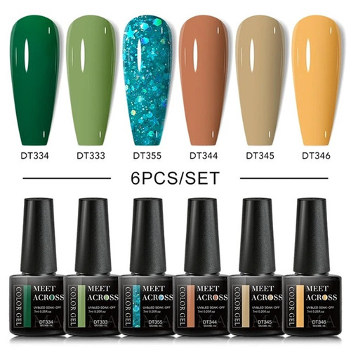 6 Pcs Nail Gel Polish Set (ZH22551)