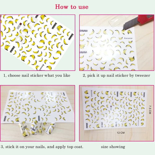 5D Embossed Flower on White Lace Nail Art Stickers