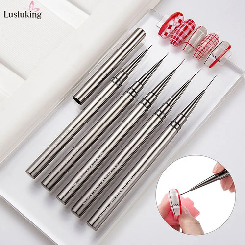 Set of 5Pcs Nail Art Liner Brushes