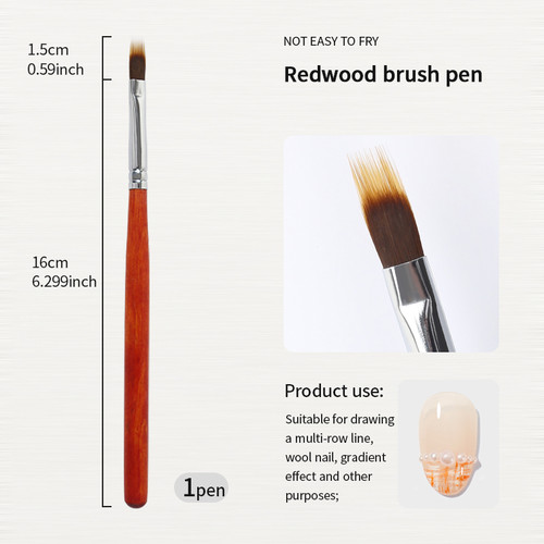 Sweeping Gradient Nail Art Brushes