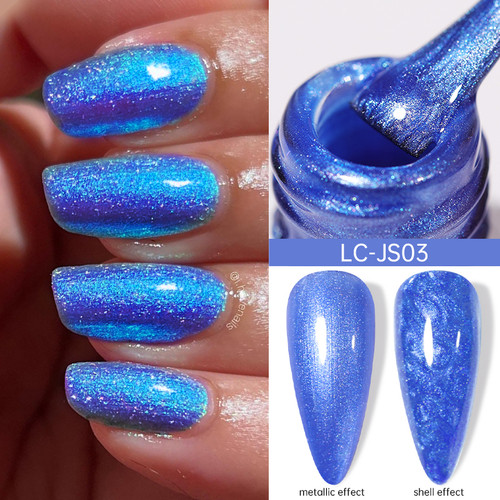 Metallic Sparkling Glitter Chrome Polish