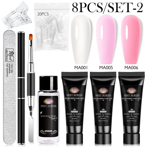 Nail extension Polygel Kit Set