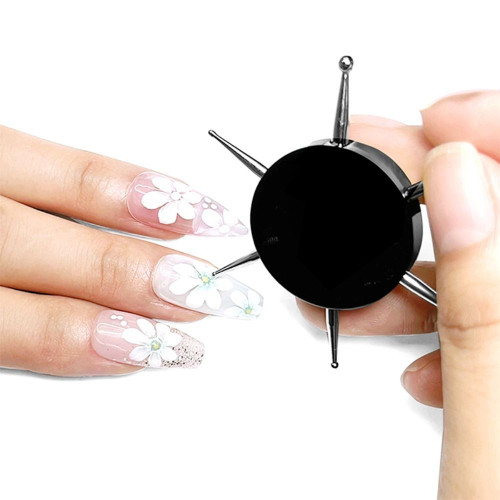 6 Head Point Nail Art Dotting Tool