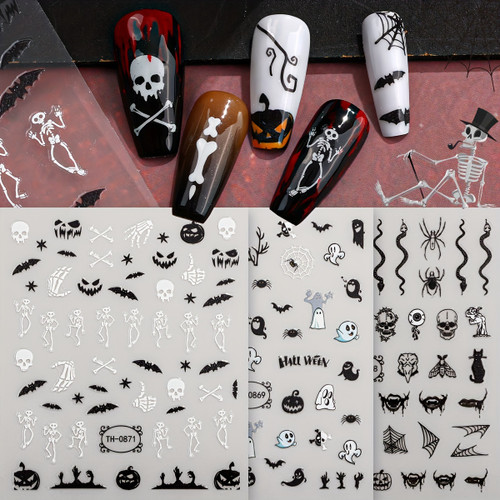 Halloween Glow-in-the-Dark Nail Art Stickers