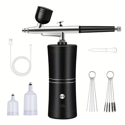 Mini Air Brush Kit with Portable Air Compressor for Nail Art