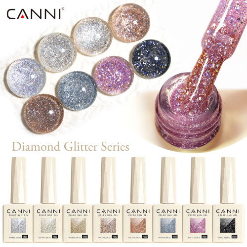 Canni Hema TPO FREE Diamond Glitter Gel Polish 9ml