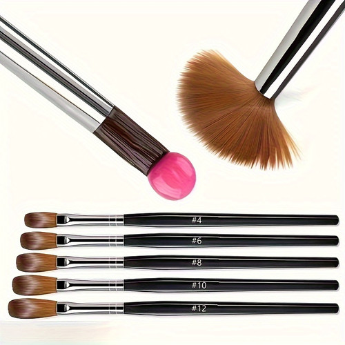 5pcs Professional Nail Brush Set for Acrylic Nails