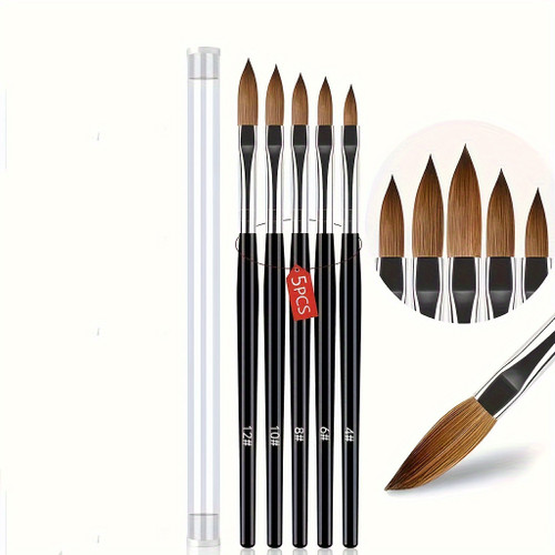 5pcs Professional Nail Brush Set for Acrylic Nails
