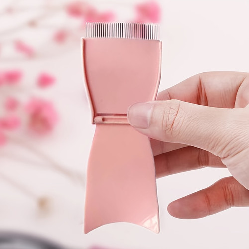 Foldable Steel Needle Eyelash Comb