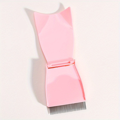 Foldable Steel Needle Eyelash Comb