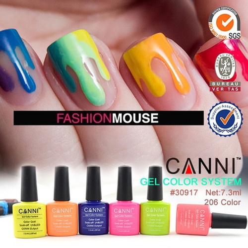 Canni 6 Pcs Nail Gel Polish Set (Mixed Colors)