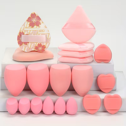 20pcs Marshmallow Makeup Sponge & Puff Set