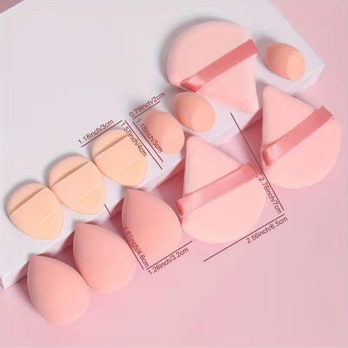 12pcs All-In-One Makeup Sponge Set