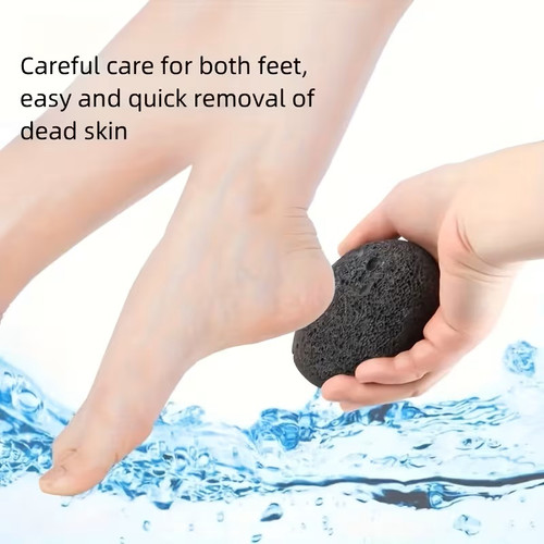 Natural Lava Stone Foot Scrub – Exfoliating Foot & Hand Tool