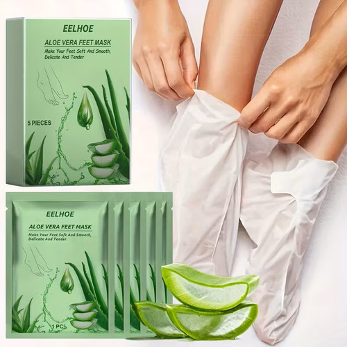 5pcs Aloe Vera Foot Mask