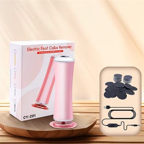 Electric Foot Callus Remover with 60 Replacement Sandpaper Discs