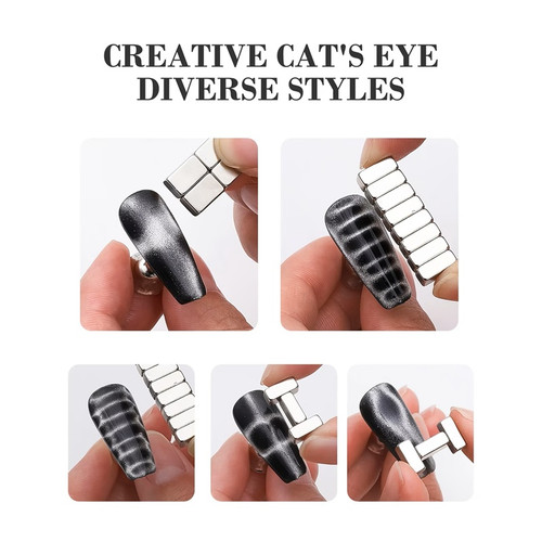 12pcs Cat Eye Nail Magnet Tool Set