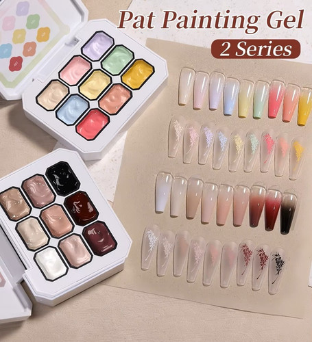 Ombre Painting Gel Palette – Gradient Nail Art Gel Set