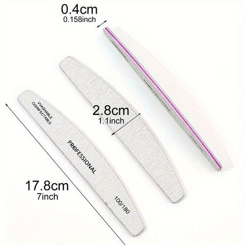 Professional Nail Polishing Files 100/180