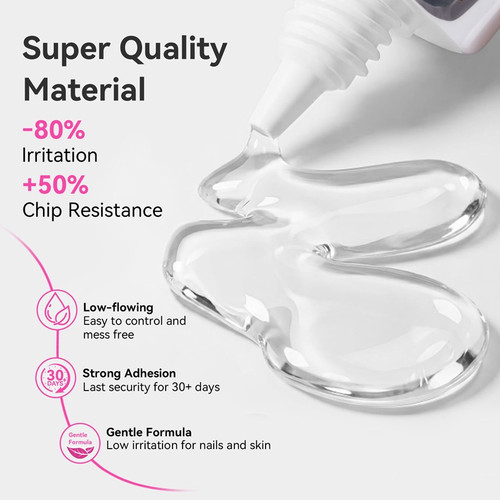 BORN PRETTY Nail Glue Gel for Nail Tips 30ml
