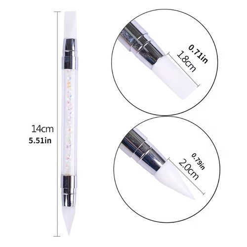 3D Silicone Nail Art Brush for Sculpture Gel