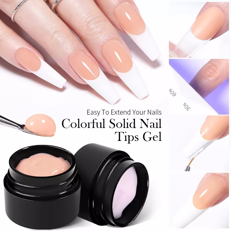 Colorful Solid Nail Tips Gel (54444)