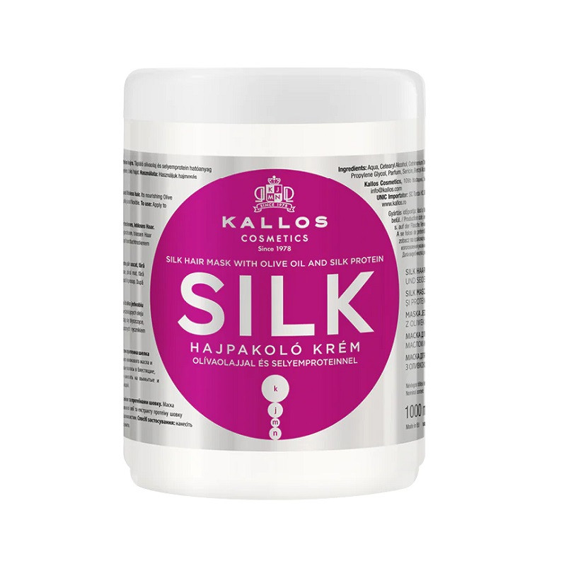 KALLOS KJMN Silk Hair Mask with Olive oil and Silk protein