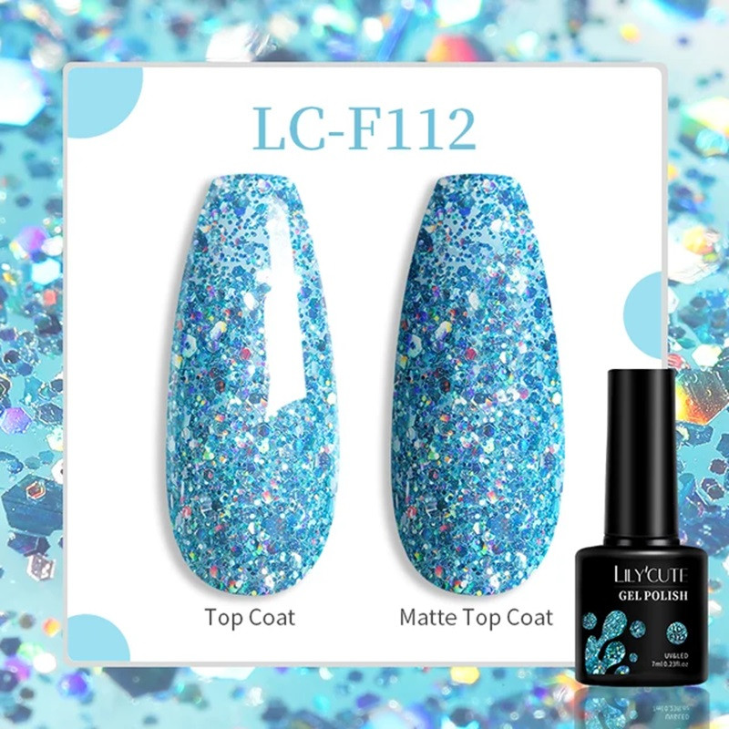 LilyCute Nail Gel Polish 7ml - Color# F112