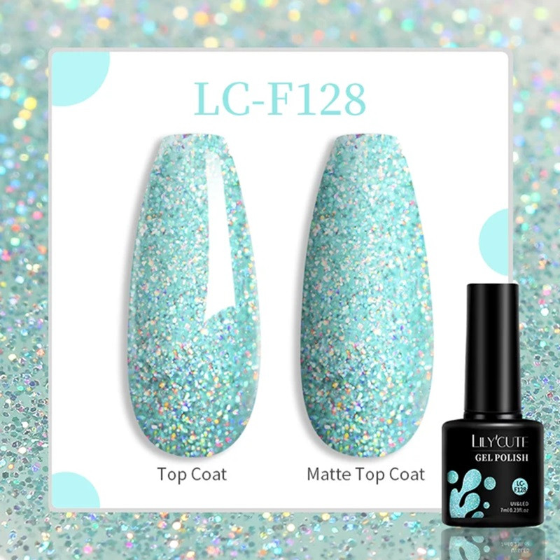 LilyCute Nail Gel Polish 7ml - Color# F128