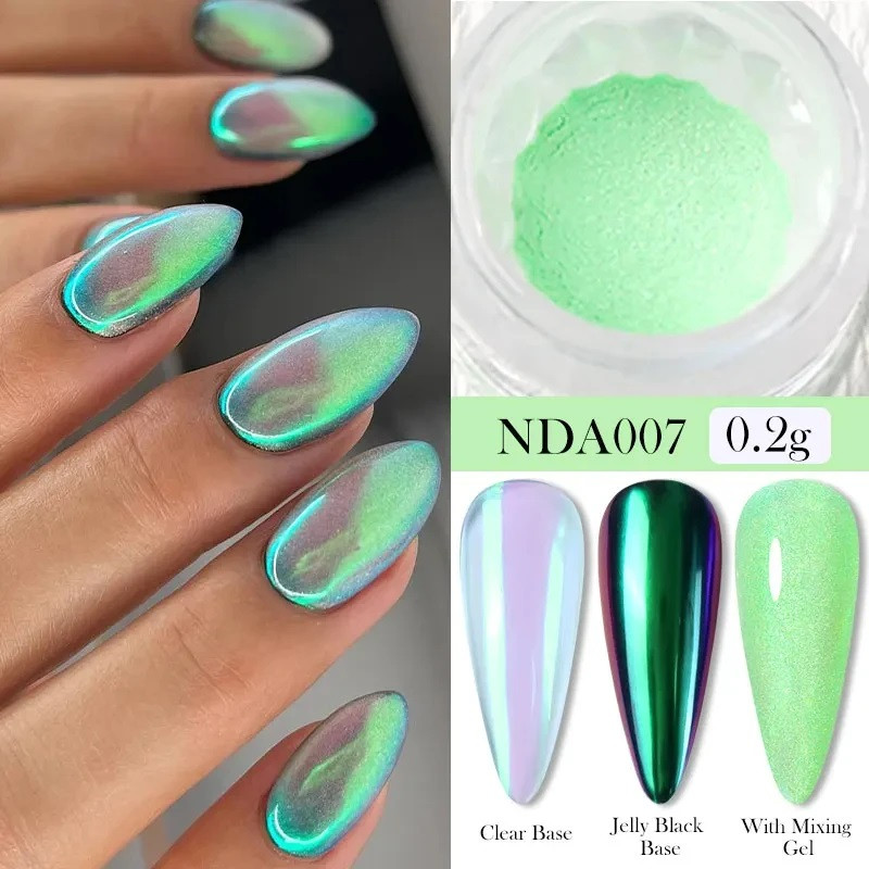 Auroras Nail Chrome Pearl Powder