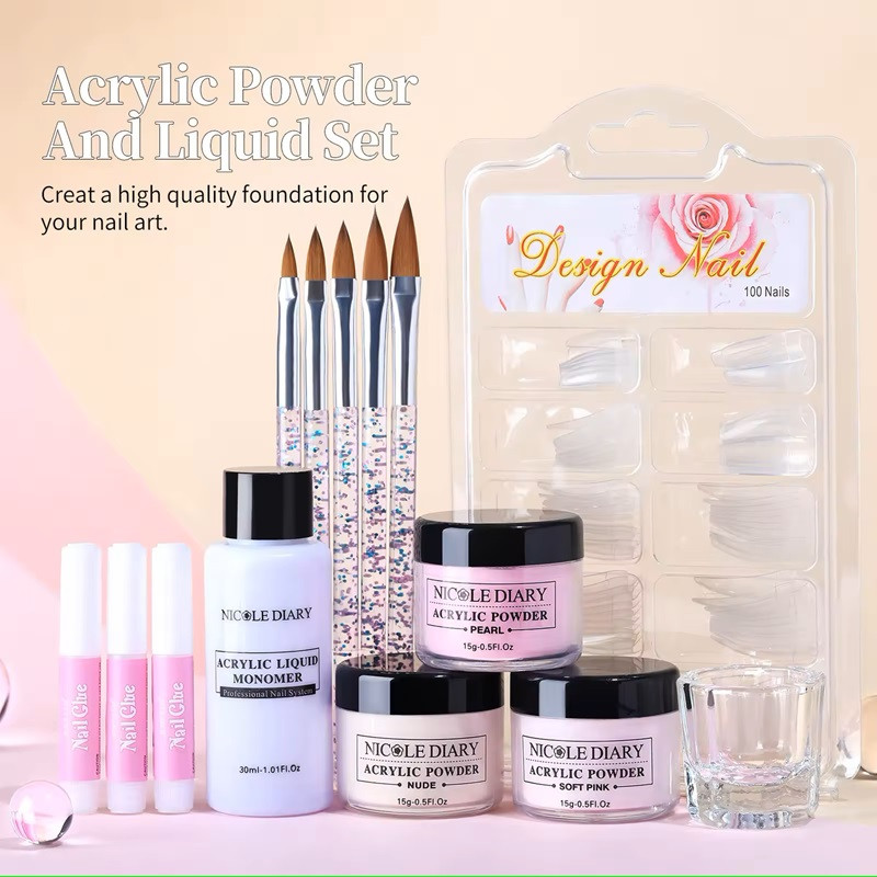 Acrylic Powder and Liquid Kit Set