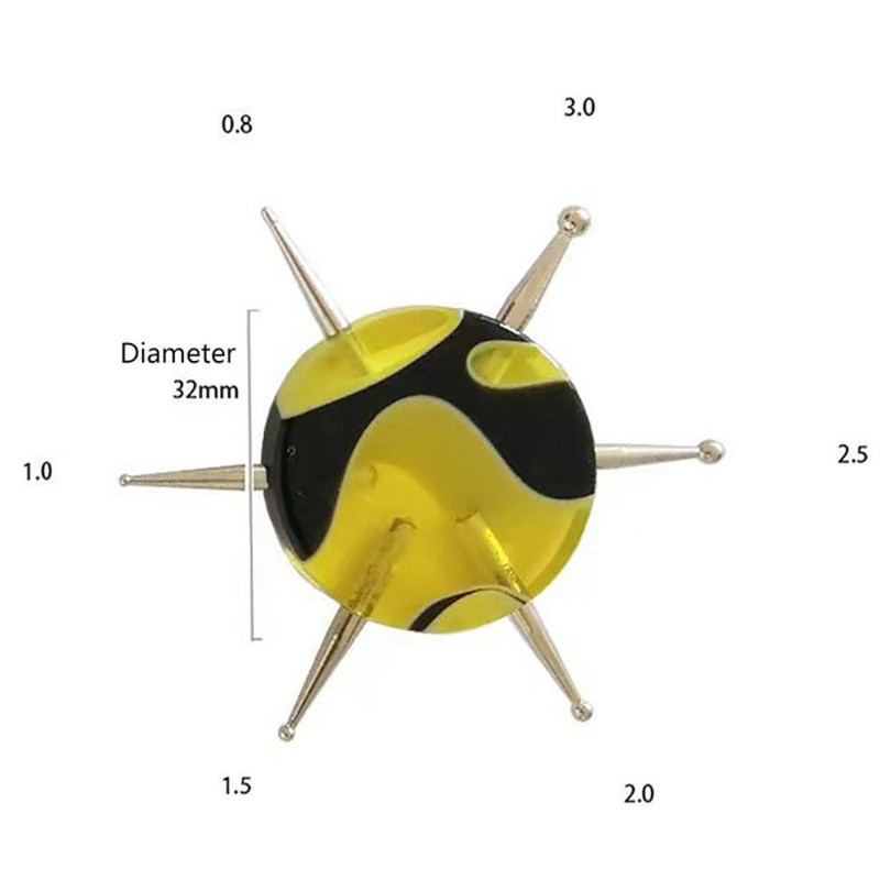 6 Head Point Nail Art Dotting Tool