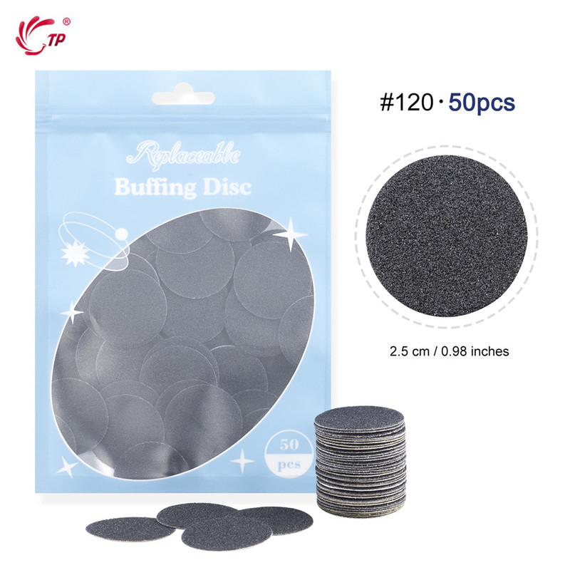50pcs Discs Pedicure Machine Replacement Sandpaper