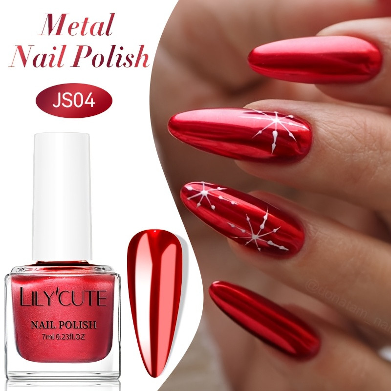 Metallic Effect Nail Polish – Chrome Mirror Shine Collection Metallic Effect Nail Polish – Chrome Mirror Shine Collection