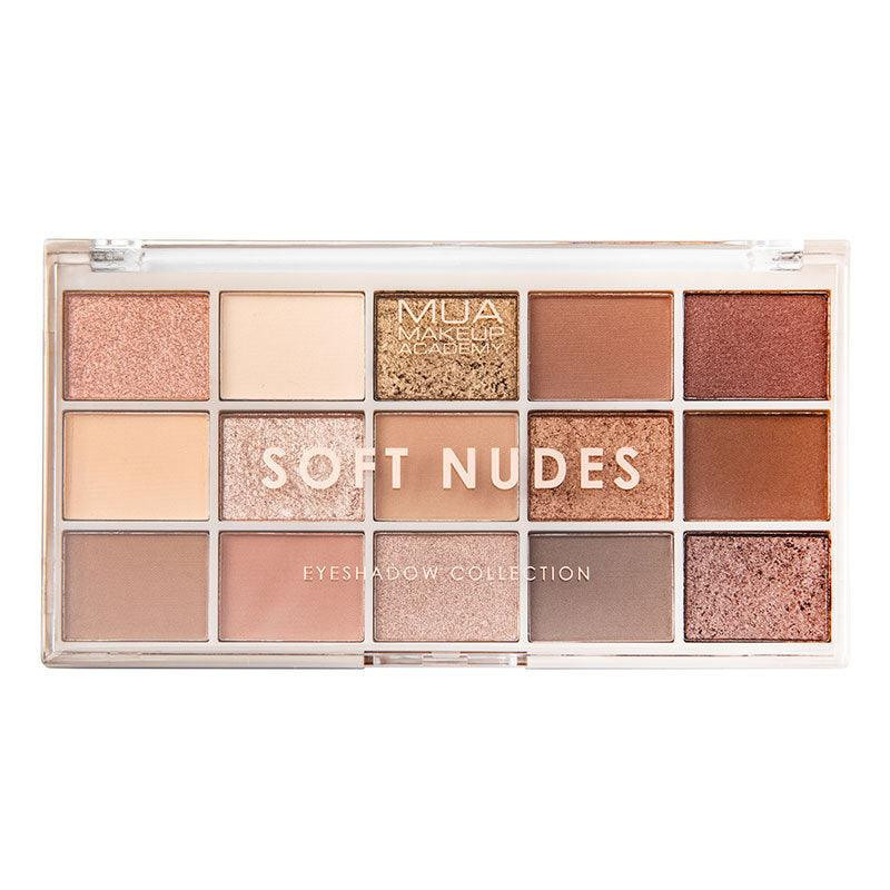 MUA 15 SHADE EYE PALETTE SOFT NUDES