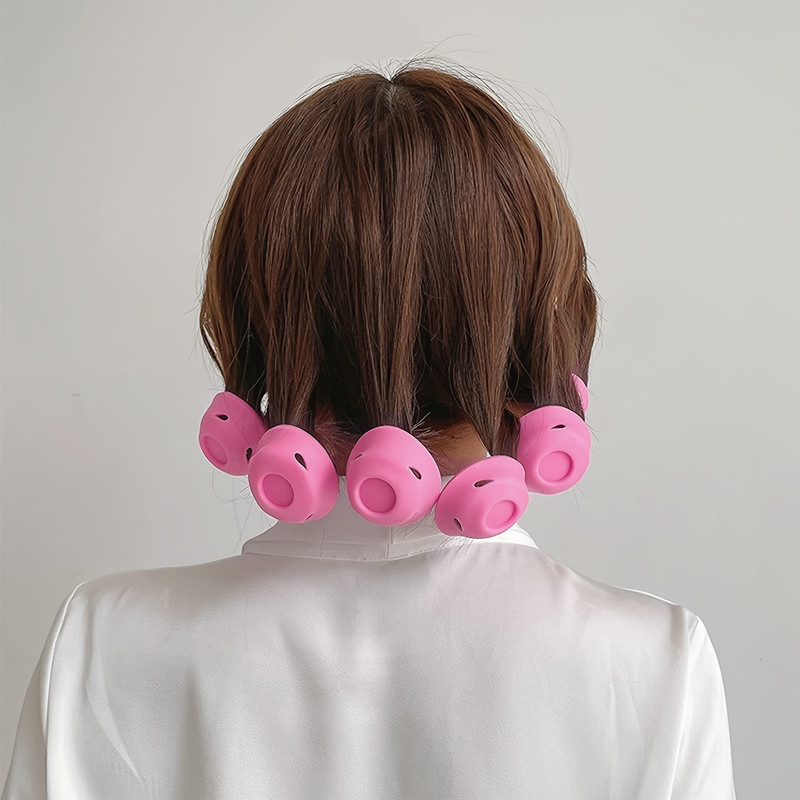 10pcs Set of Heatless Curlers