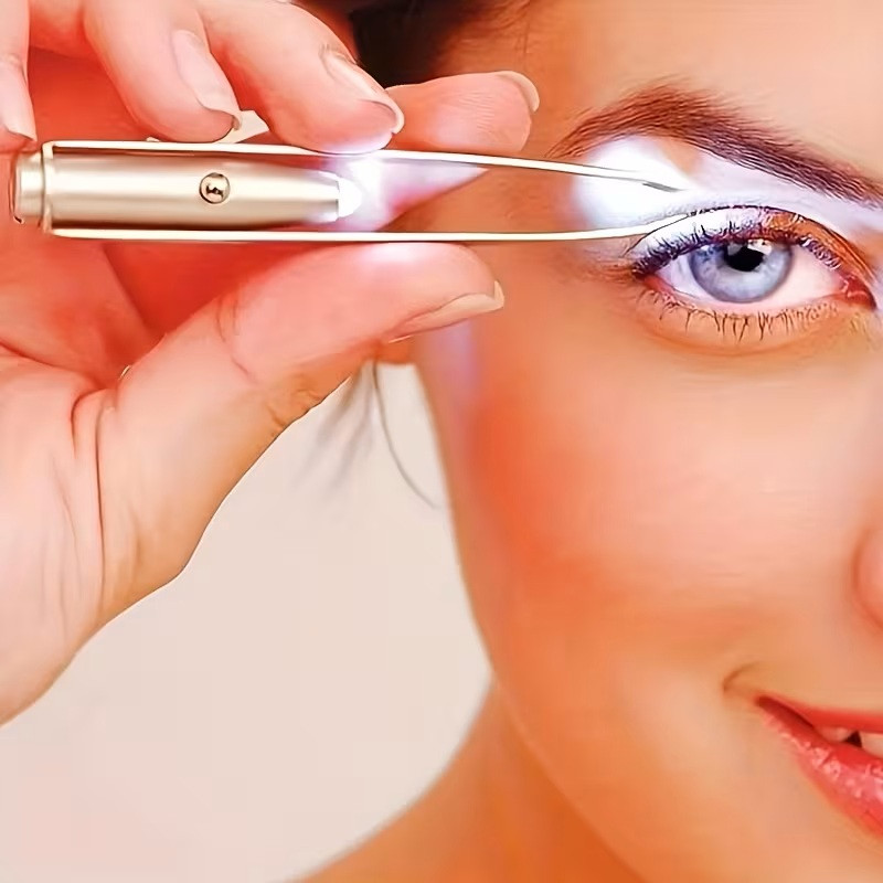 LED Eyebrow Tweezer