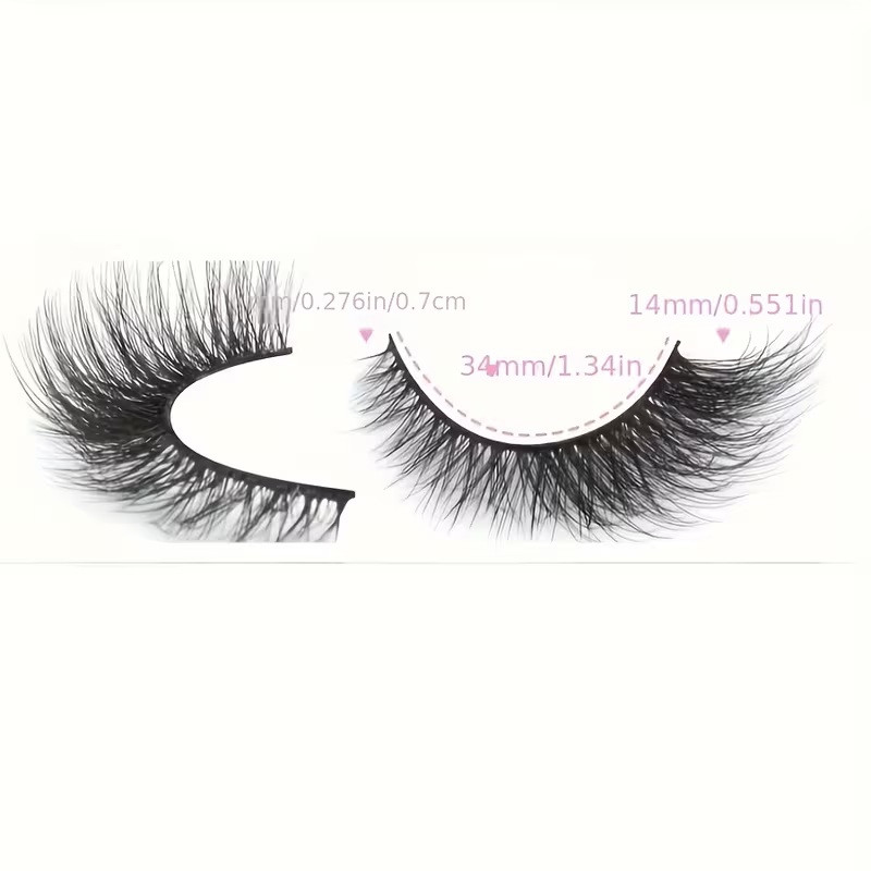 5 Pairs Cat Eye False Eyelashes