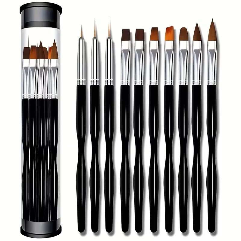10pcs Professional Nail Art Brush Set