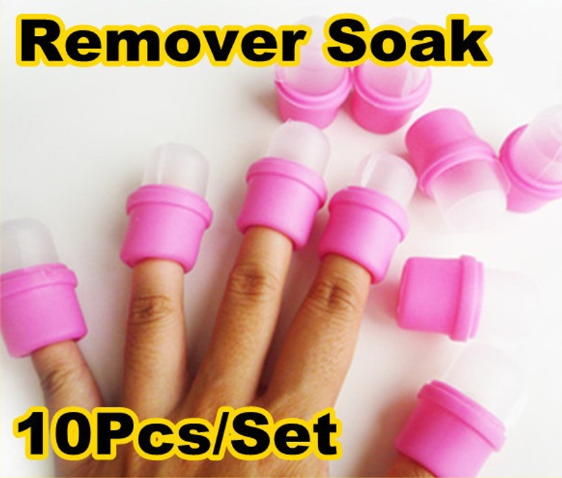 Wearable Nail Polish Revover Soak Caps (10 pcs)