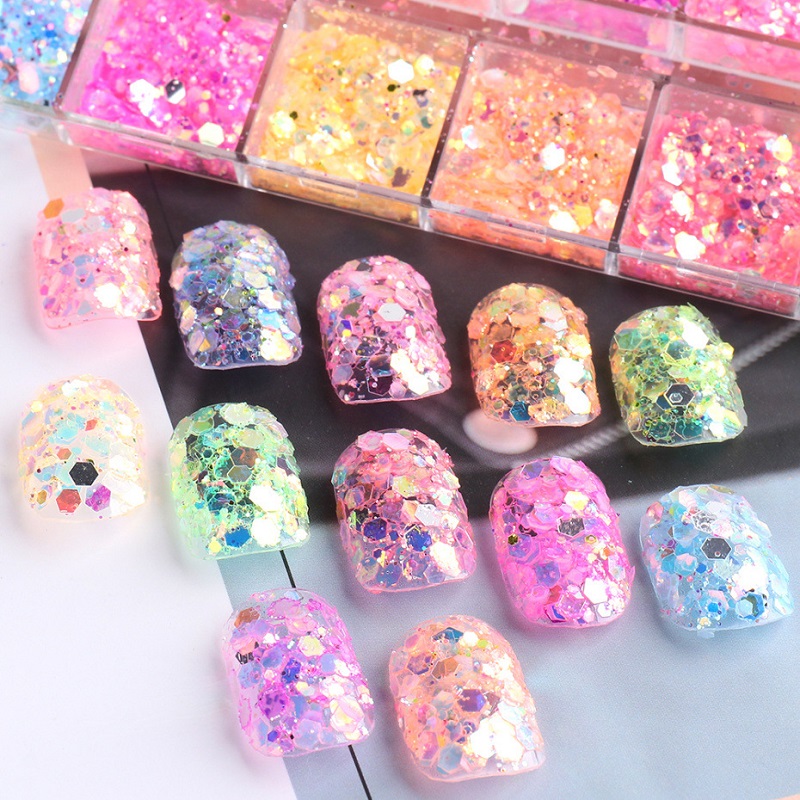 Colorful Nail Art Flakes (N6031 XH3)