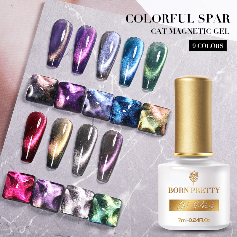 Born Pretty Colorful Spar Cat Magnetic Gel 7 ml (52410)