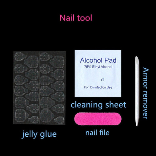 Set of Nail Jelly Glue DoubleSided for Fake Nails (AE206)