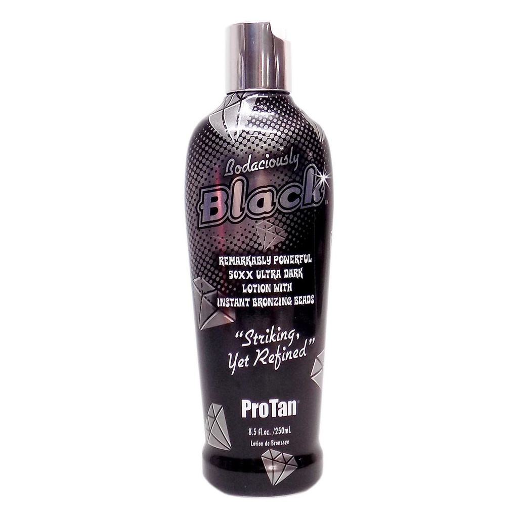 Pro Tan BODACIOUSLY BLACK 50XX with Bronzing Beads - 8.5 oz.