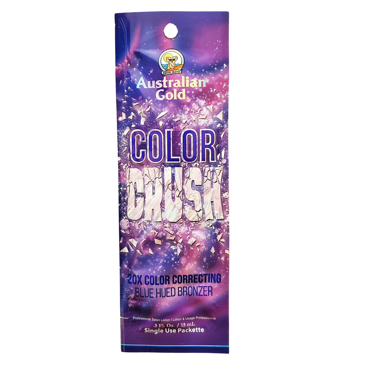 Australian Gold Color Crush 20X Color Correcting Blue Hued Bronzer  - .5 oz. Packet